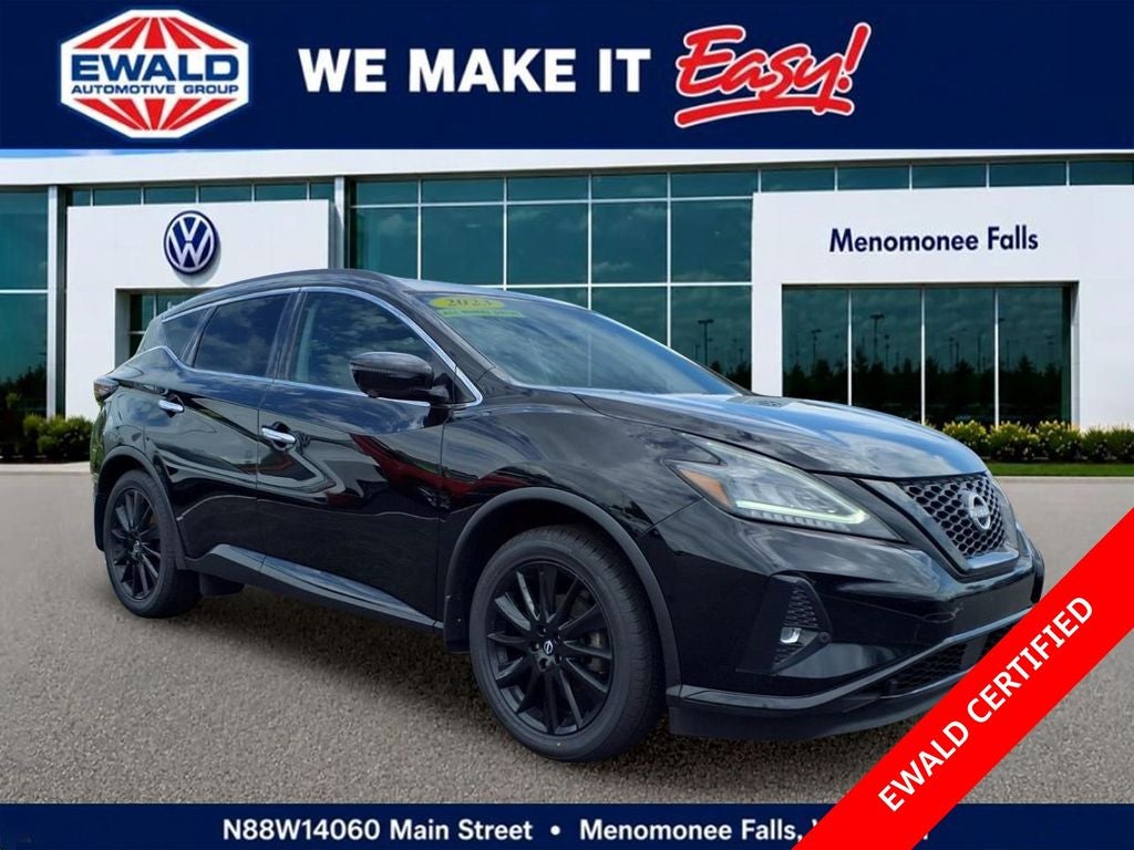 2023 Nissan Murano SL SL MIDNIGHT EDITION in Black — front three-quarter view